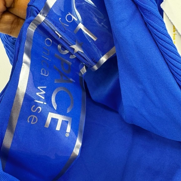 L Space Katniss One Piece Swimsuit Wide U Back Royal Blue Size S NWT - Picture 10 of 11